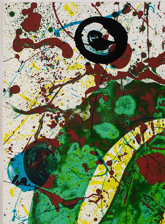 Sam Francis, "For the Blue Sons of the Air".