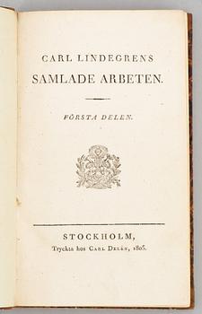 Äldre vitterhet, med Tessins brev till Gustaf III (7 vol).