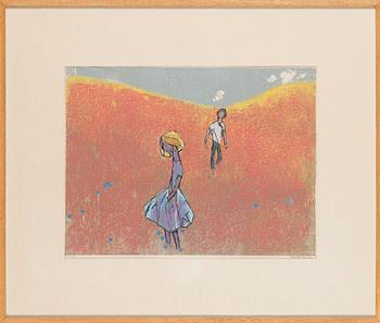 Voitto Jalmari Vikainen, Möte på ängen.