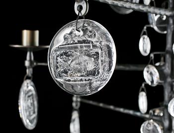 LJUSKRONA, Erik Höglund, Boda Smide, 1900-talets andra hälft. Höjd ca 100 cm.