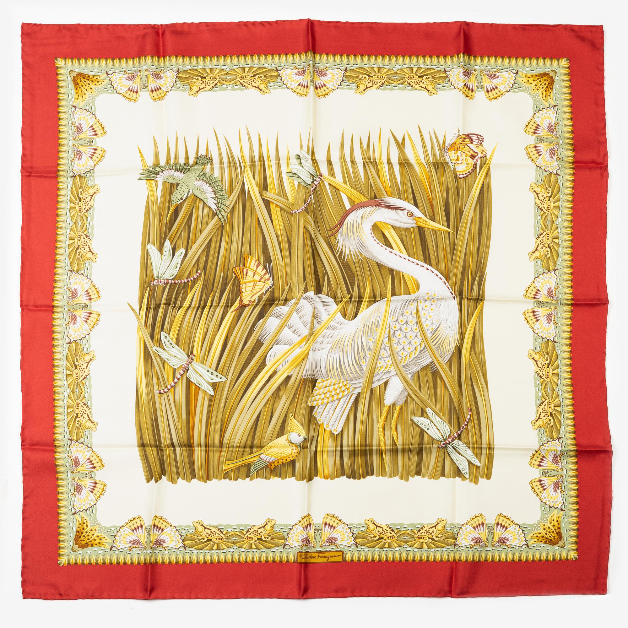 Salvatore Ferragamo, scarf.