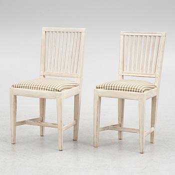 Eight chairs, 19th Century.