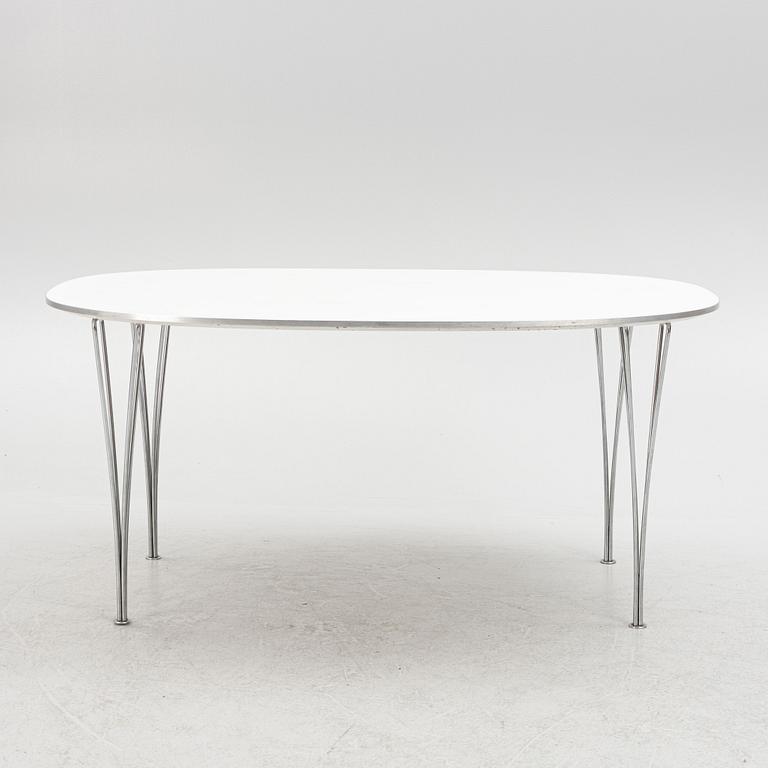 Bruno Mathsson & Piet Hein, a dining table, 'Superellips', Fritz Hansen, Denmark, 1988.