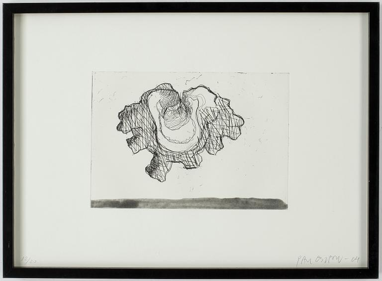 PAUL OSIPOW, etsning, signerad o numrerad 12/20, daterad -04.