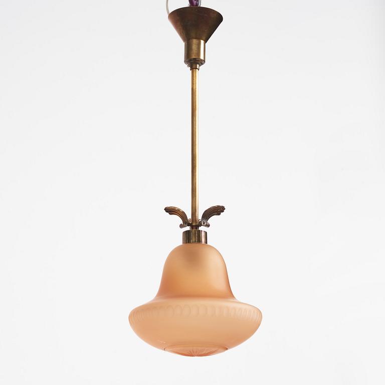 Harald Notini, a ceiling lamp, model "6605", Arvid Böhlmarks Lamp Factory, Sweden 1930s.
