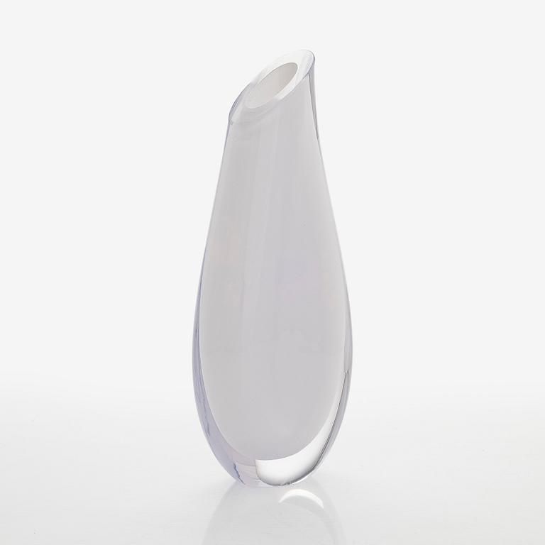 Ritva-Liisa Pohjalainen, A glass vase, signed 2015 Ritva-Liisa Pohjalainen 27/100.
