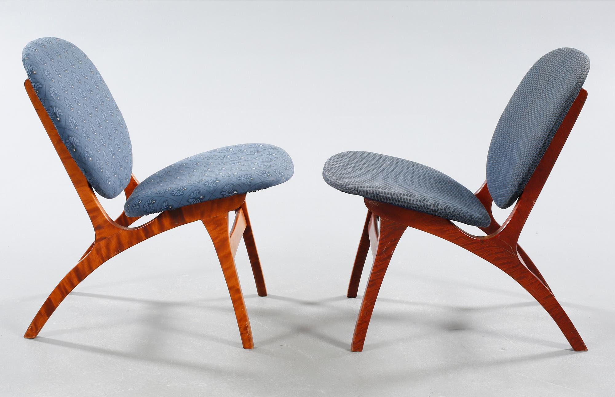 FÅTÖLJER/TV-FÅTÖLJER, 2 + 1, 1950-tal.