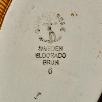 Wilhelm Kåge, servisdelar, 14 st, "Eldorado", Gustavsberg, 1936-1962.