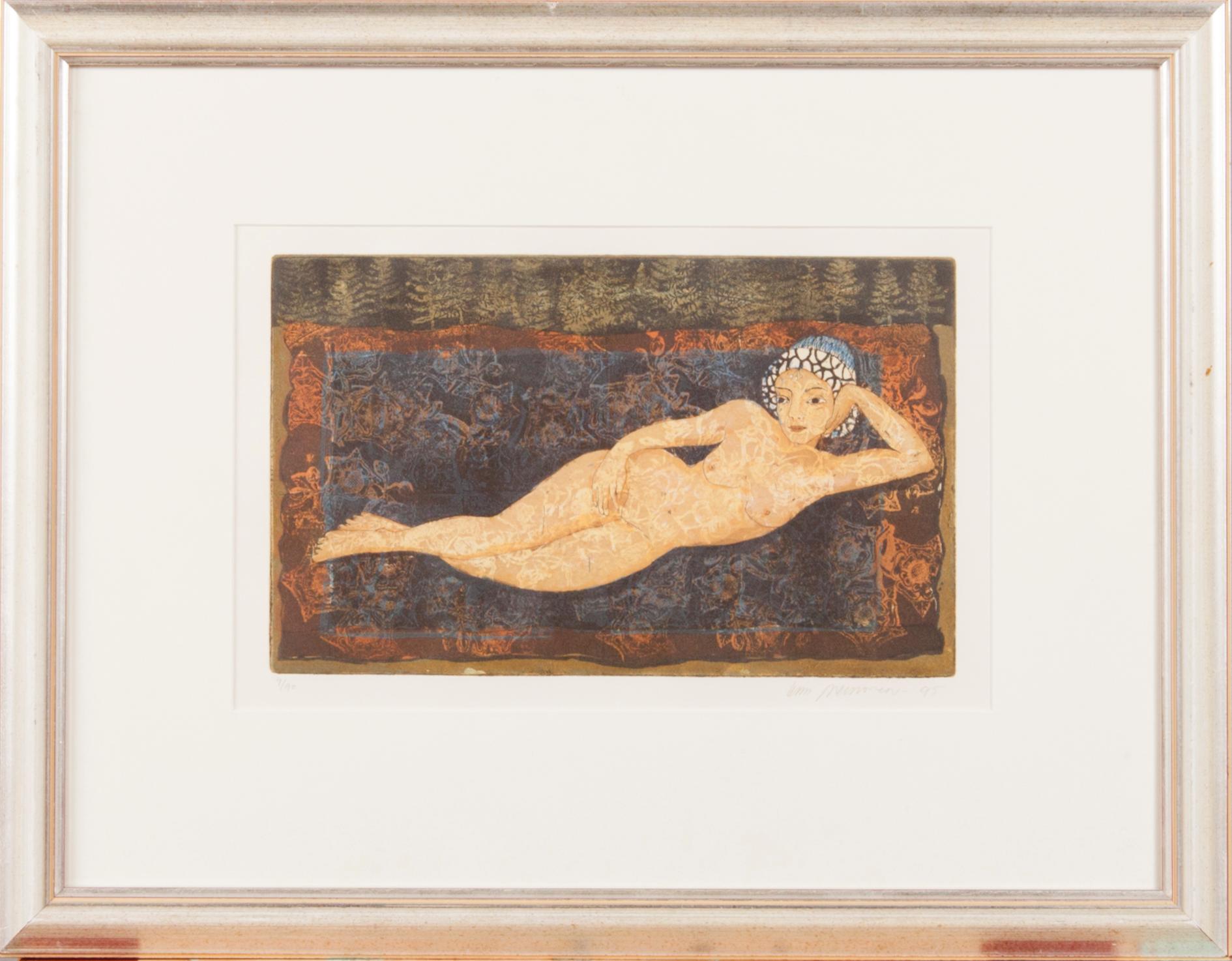 KIRSI NEUVONEN, etching, signed and dated -95, numbered 4/95.