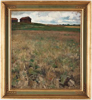 Bruno Liljefors, Landscape from Kvarnbo, Uppland, Sweden.