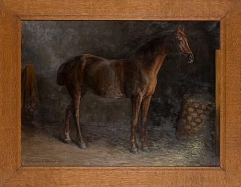 Anna af Forselles-Schybergson, oil on canvas, signed and dated 1901.