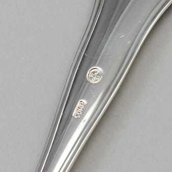 12 pieces of silver cutlery, Cohr Denmark, second half of the 20th century. Swedish importmarks. Weight ca 405 grams.