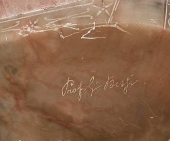 GIUSEPPE BESSI, SKULPTUR , alabaster, signerad.