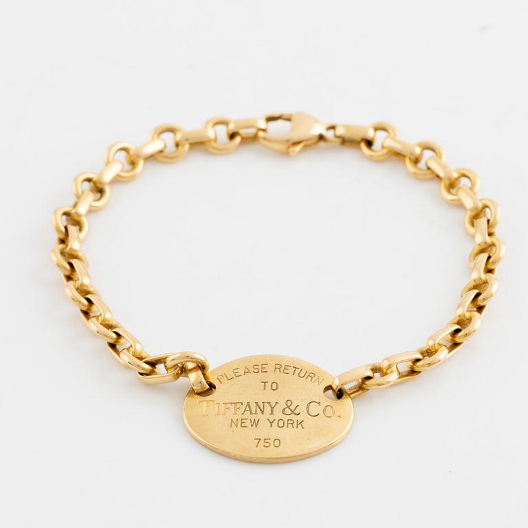 Tiffany & Co, armband, 18K guld.