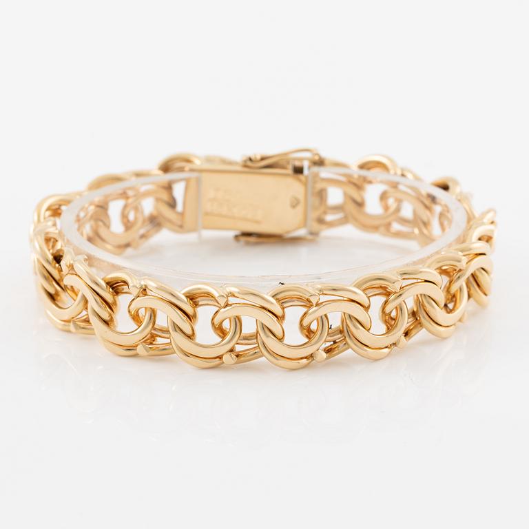 Armband 18K guld, bismarck.