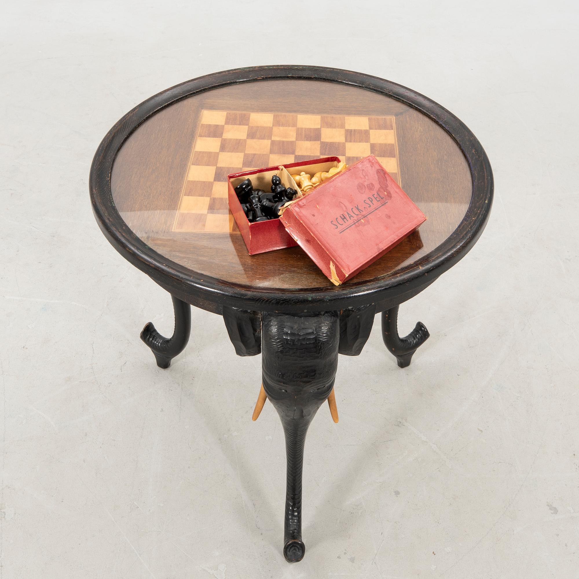 Schackbord 1920/30-tal.