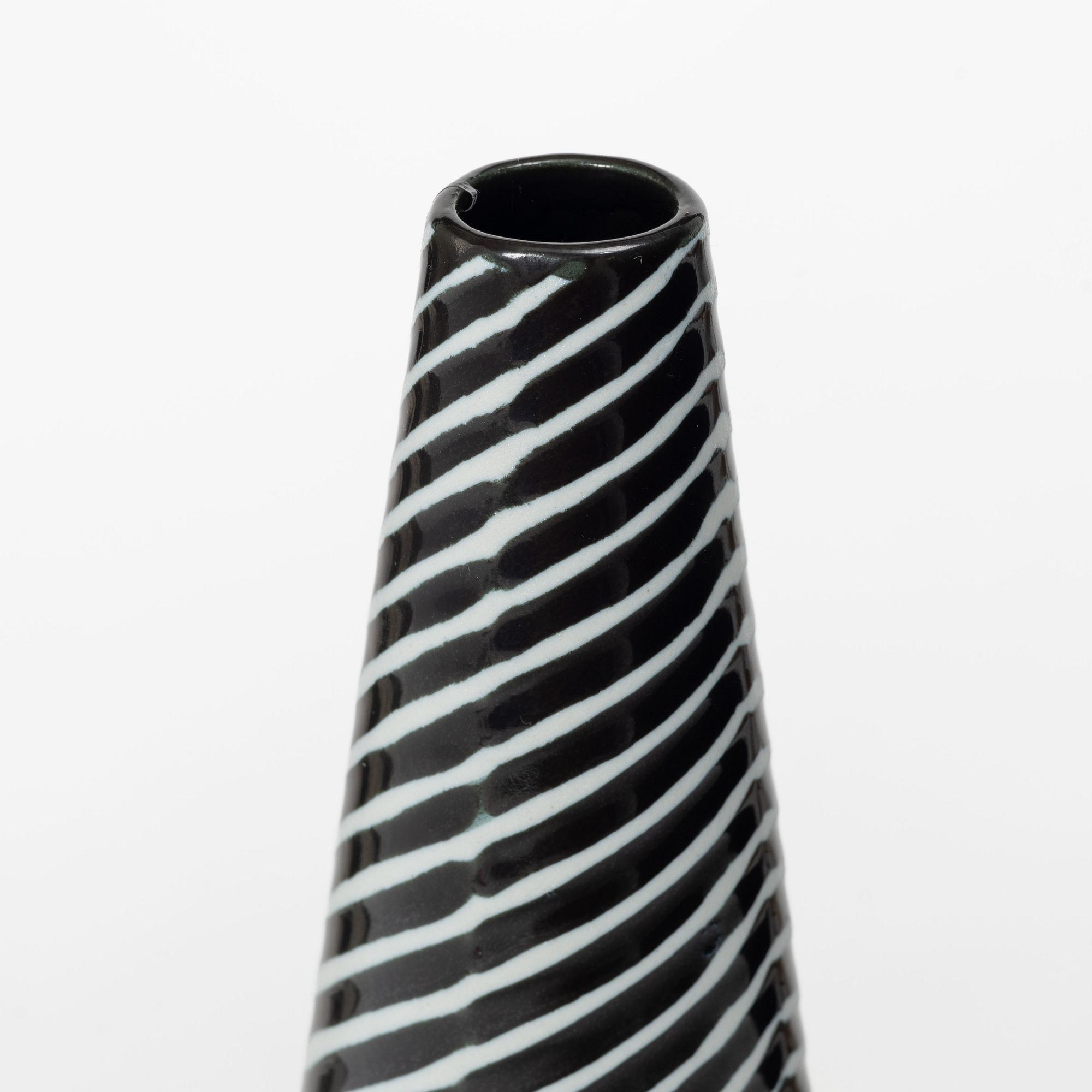 Stig Lindberg, Vase, “Domino”, Gustavsberg, latter half of the 20th century.