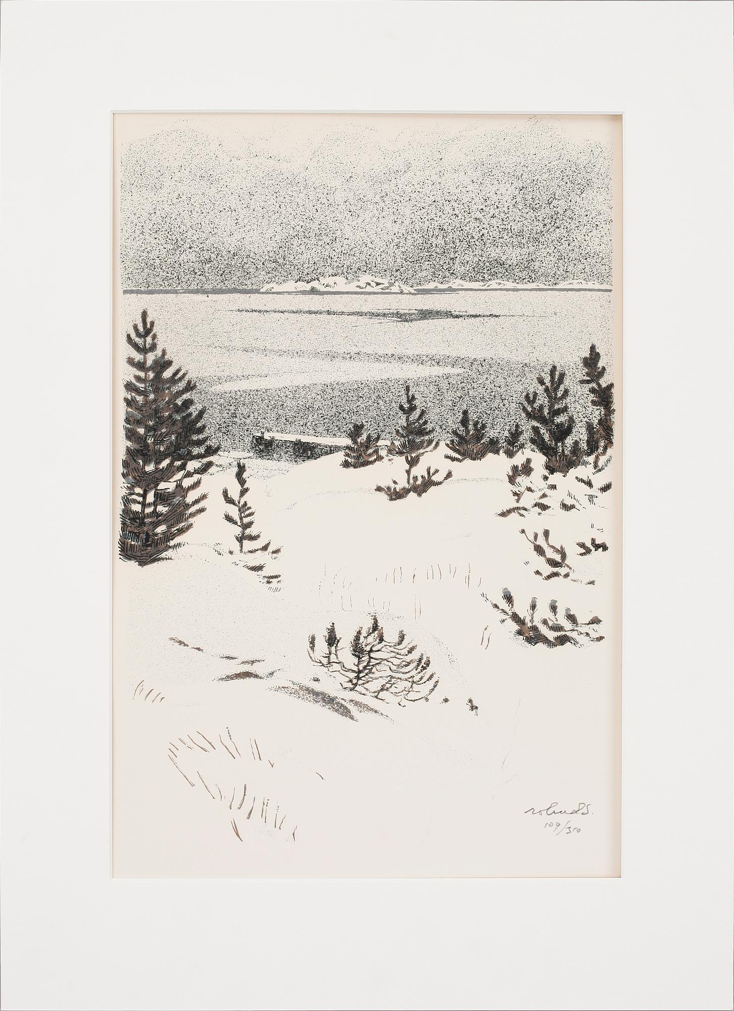 ROLAND SVENSSON, litografier, 2 st, sign o en numr 109/350.