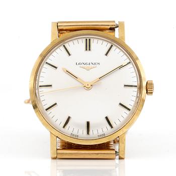 ARMBANDSUR, 18k guld, Longines ca vikt 78,3 gram.