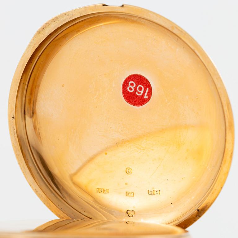 Halda, pocket watch, 49.5 mm.