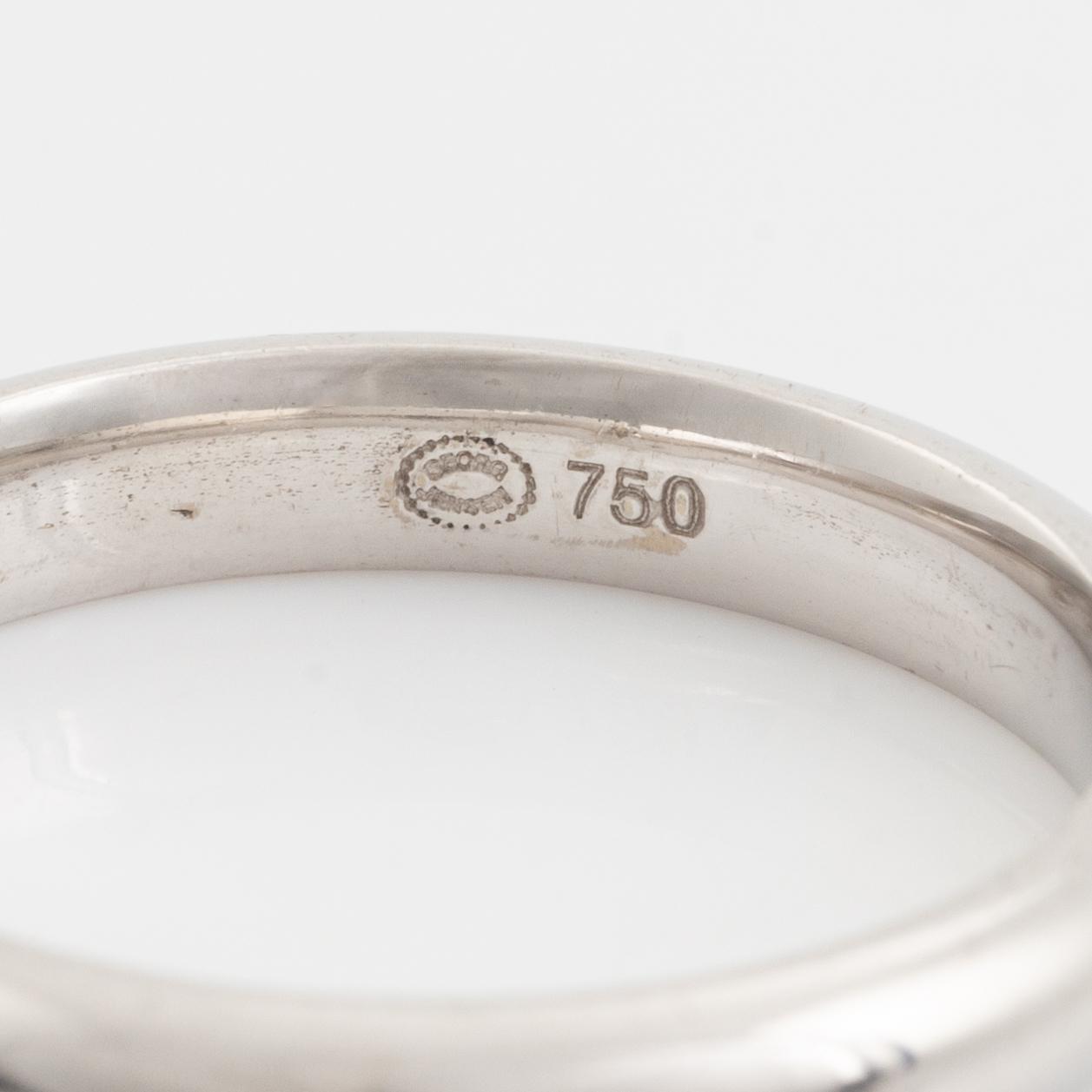 Georg Jensen ring 18K white gold.