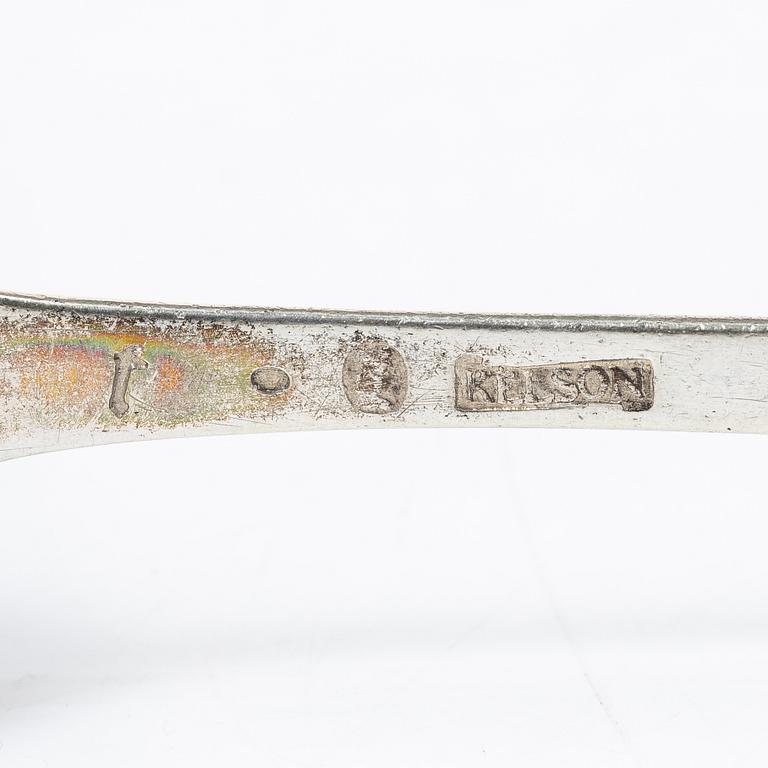 Eleven Swedish silver spoons, 18th/19th century.