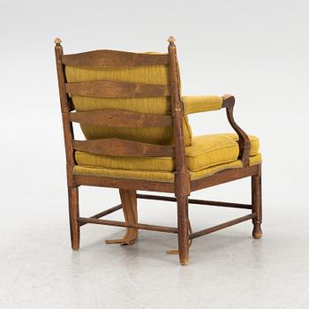 Armchair, so-called Gripsholm model, first half of the 20th century.