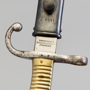 Two second half of the 19th century bayonets, one from France.