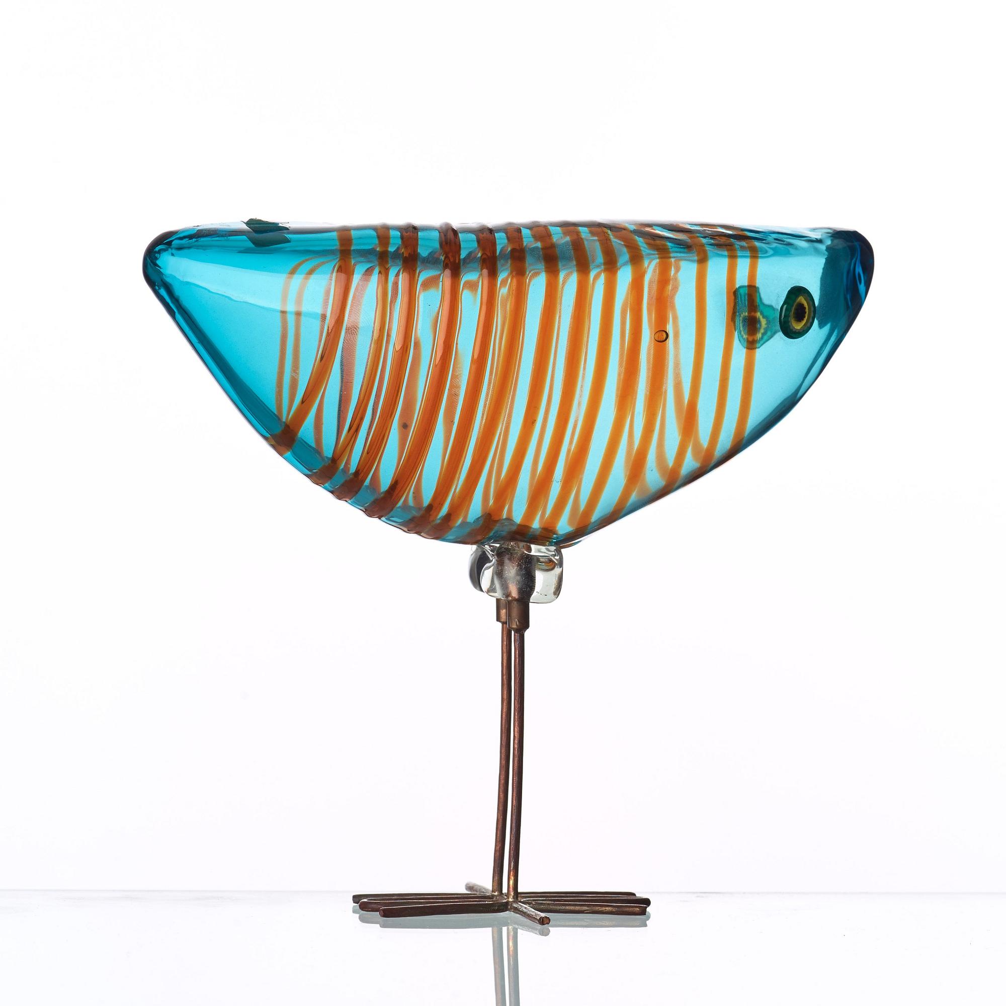 Alessandro Pianon, a 'Pulcino' glass bird, Vistosi, Italy 1960's.