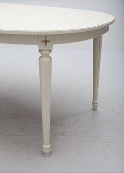 MATGRUPP, 5 delar, gustaviansk stil, 1900-talets andra hälft.