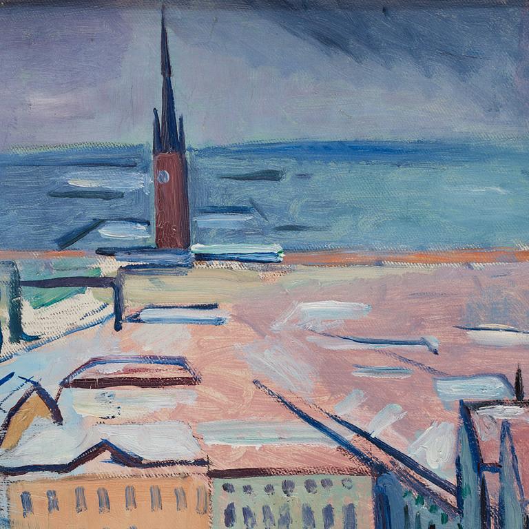 Einar Jolin, "Utsikt över Stockholm".