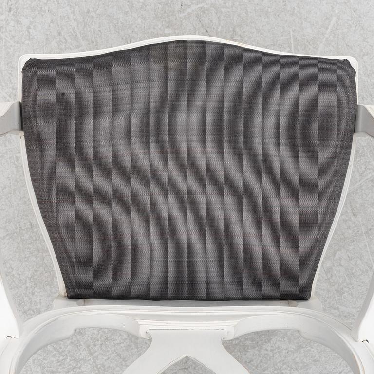 Matsalsgrupp, 13 delar, gustaviansk stil, 1900-talets andra hälft.