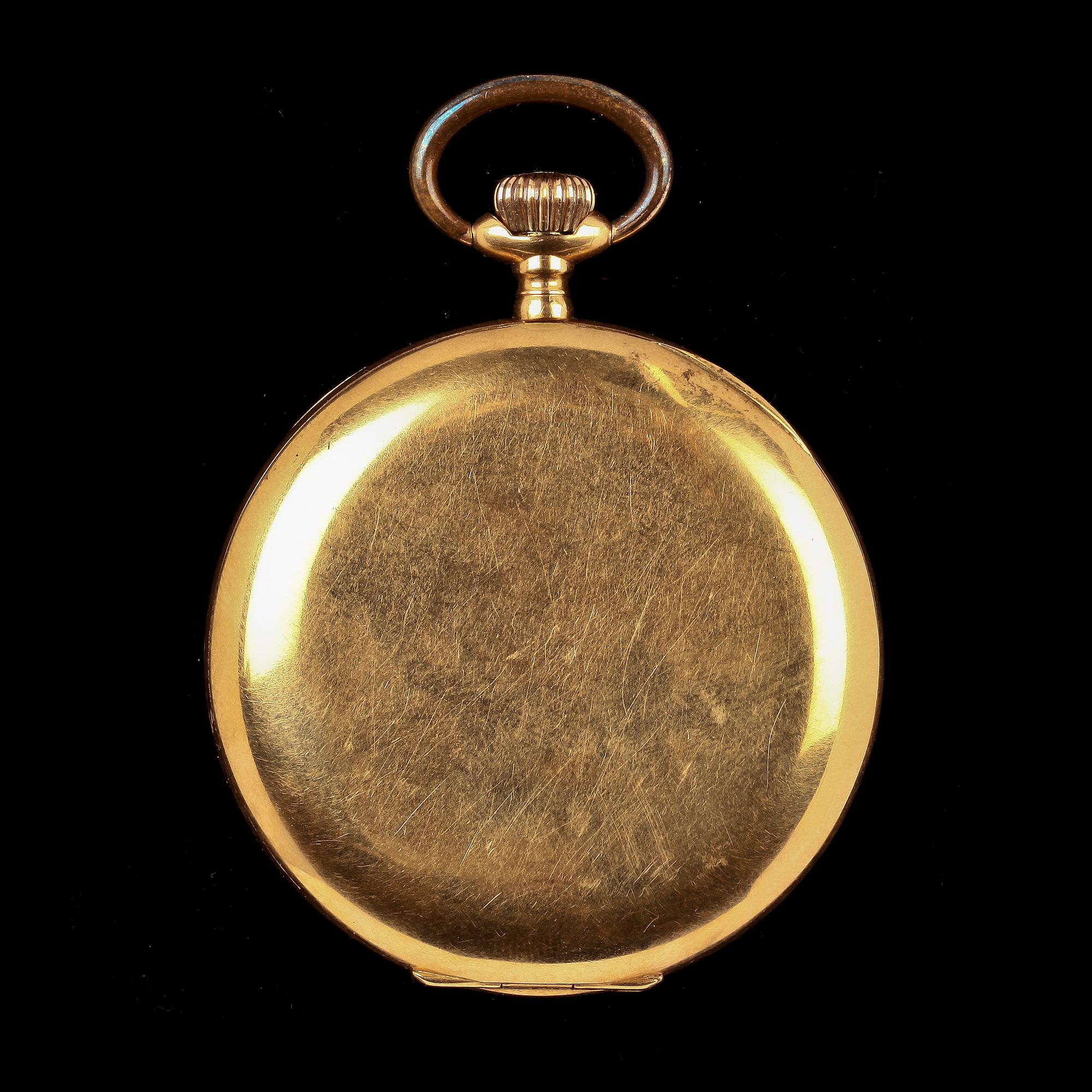 FICKUR, 18k guld, 1900-tal. Vikt 87 g.
