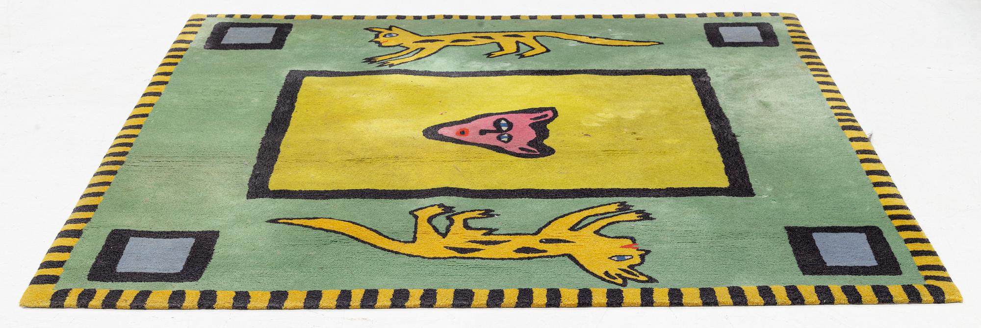 Ulrica Hydman-Vallien, matta, ca 197 x 199 cm.