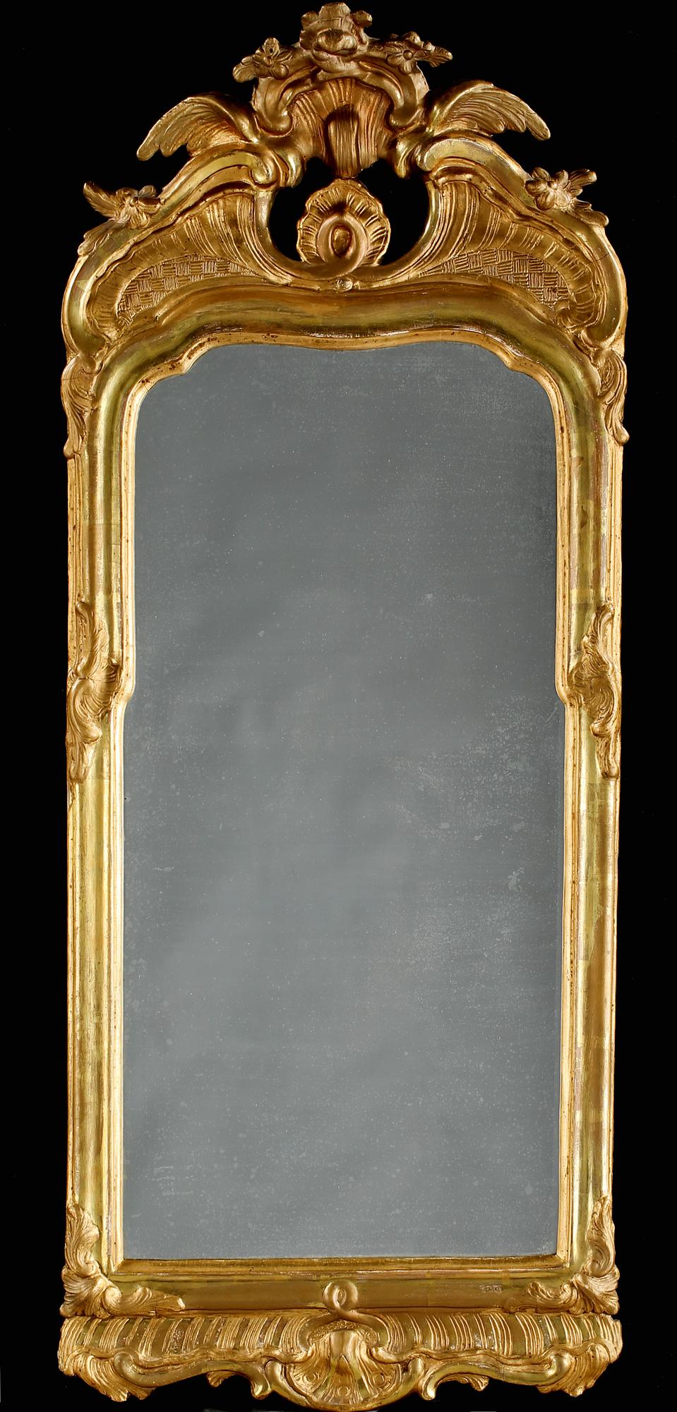 SPEGEL, rokoko, stockholmsarbete, 1700-talets andra hälft.