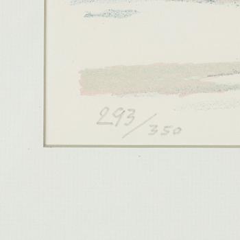 Roland Svensson, lithograph in colours, signed 293/350.