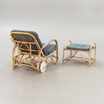 Josef Frank, vilstol med fotpall 1900-talets mitt.