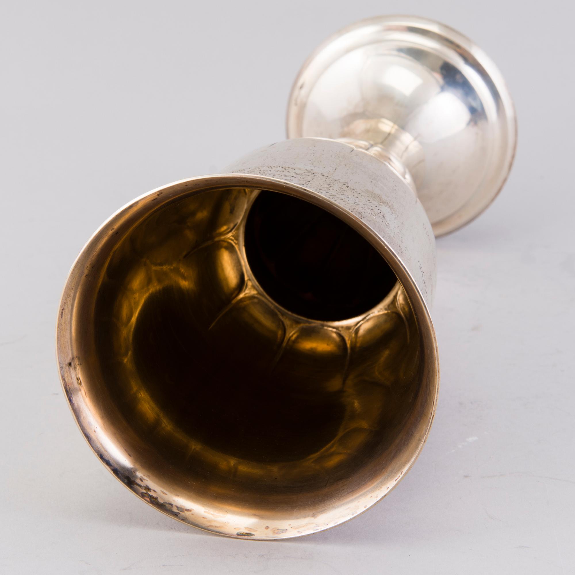 TROPHY, silver, Viktor Lindman, Helsinki 1919.