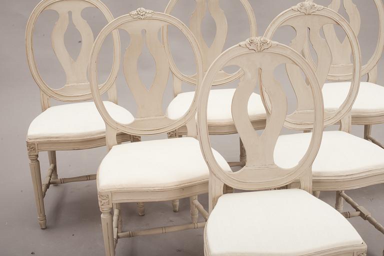 STOLAR, Gustaviansk stil. 1900-talets mitt.