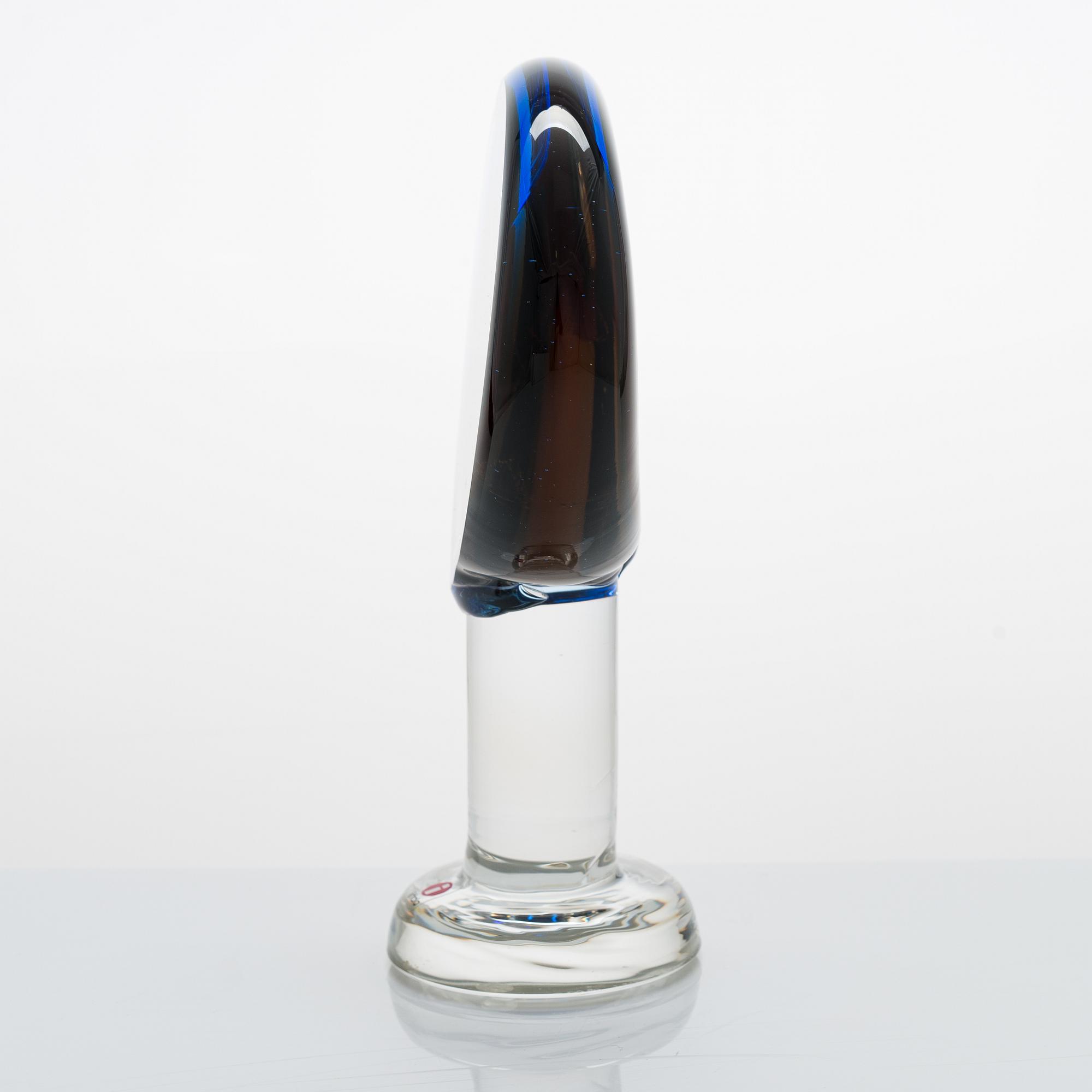 Oiva Toikka, glasskulptur, "Lollipop", signerad Oiva Toikka Nuutajärvi 2008 34/60.