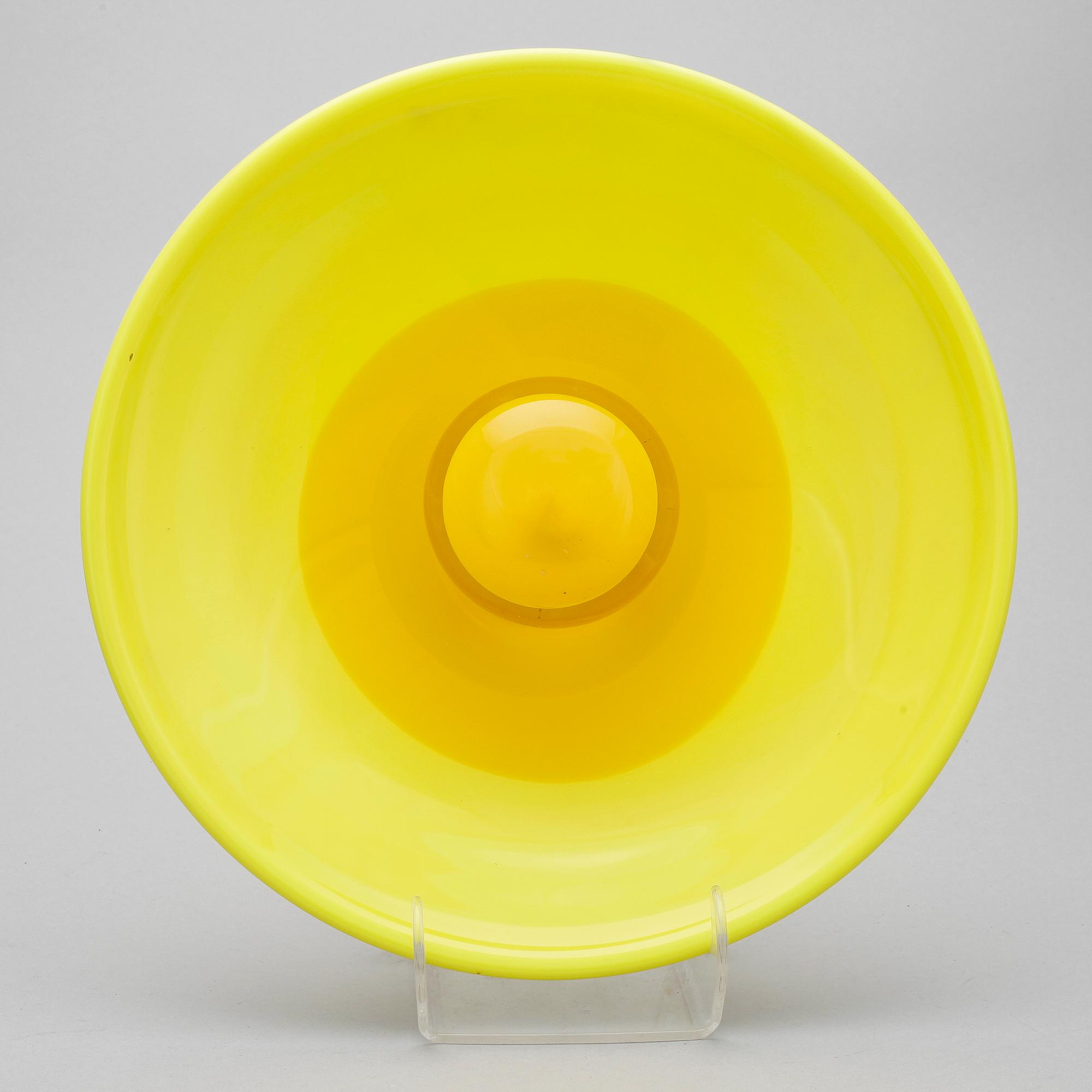 FAT, glas, sign Hertha Bengtsson, Sverige, 1900-tal.