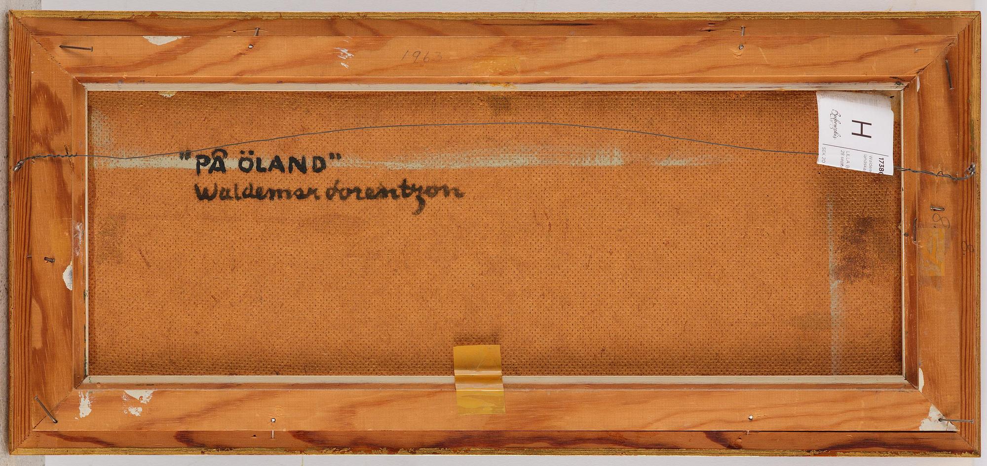 Waldemar Lorentzon, "På Öland".