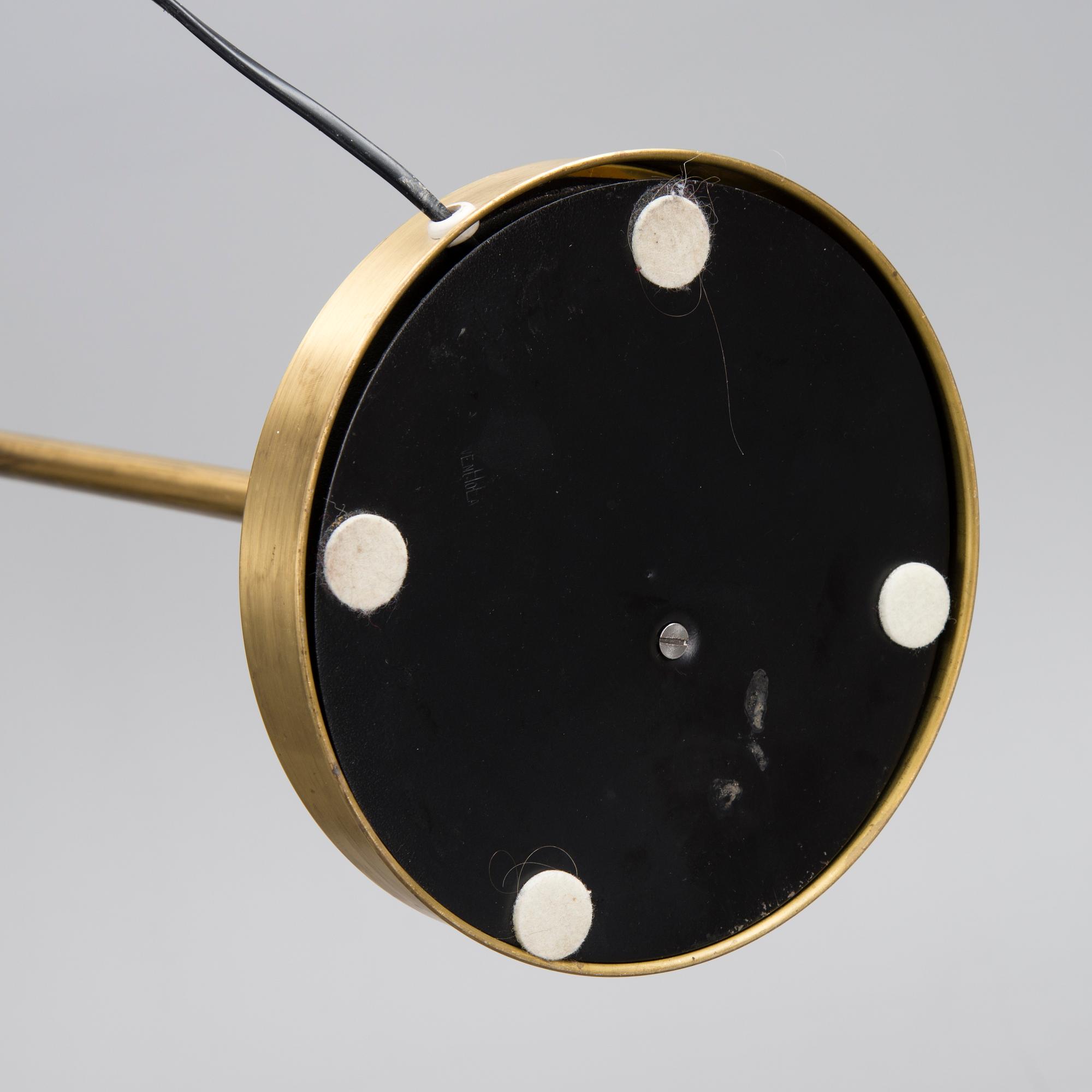 A standard lamp, stamped Venhola, the latter half of the 20th century.