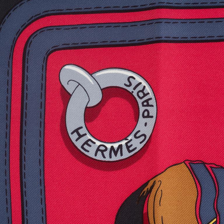Hermès, scarf, "Stables".