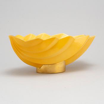 KARIN BJÖRQUIST, a porcelaine 'Pliss' bowl, dated -96.