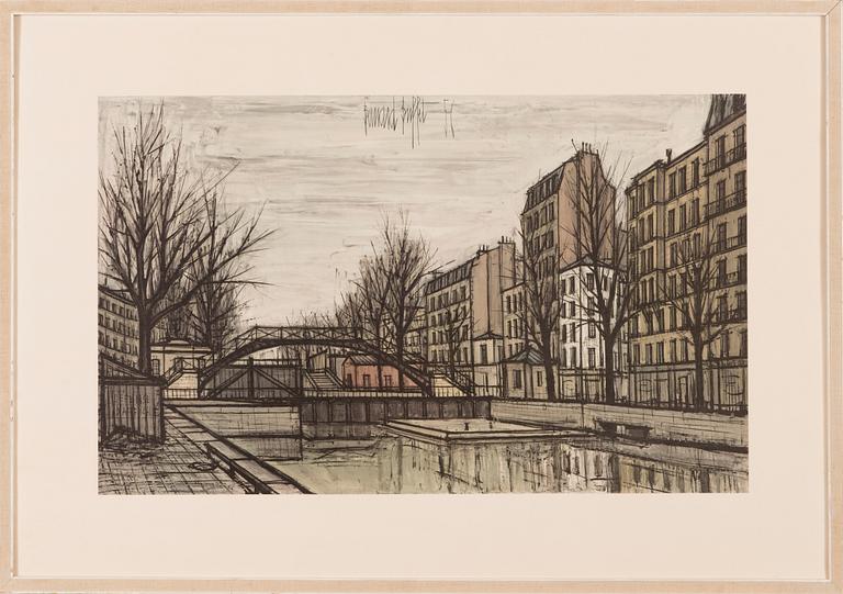 BERNARD BUFFET, offset, printed signature and dating -56.