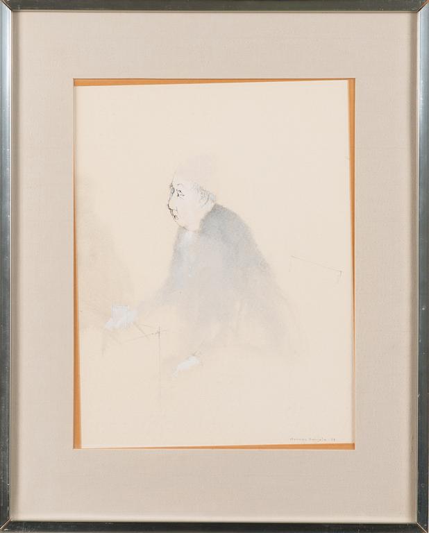 GUNNAR POHJOLA, akvarell, signerad och daterad-78.