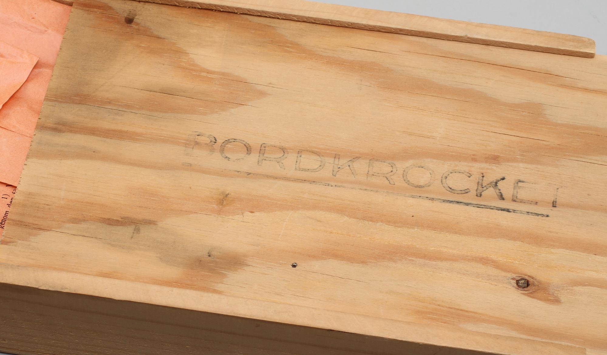 BORDSKROCKETSPEL, 1900-talets första del.