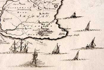 KARTA, okänd upphovsman, 1709.