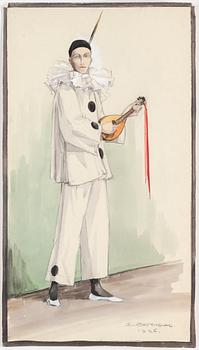 ELSA ÖRTENBLAD, 13 water colours, signed, 1920´s.